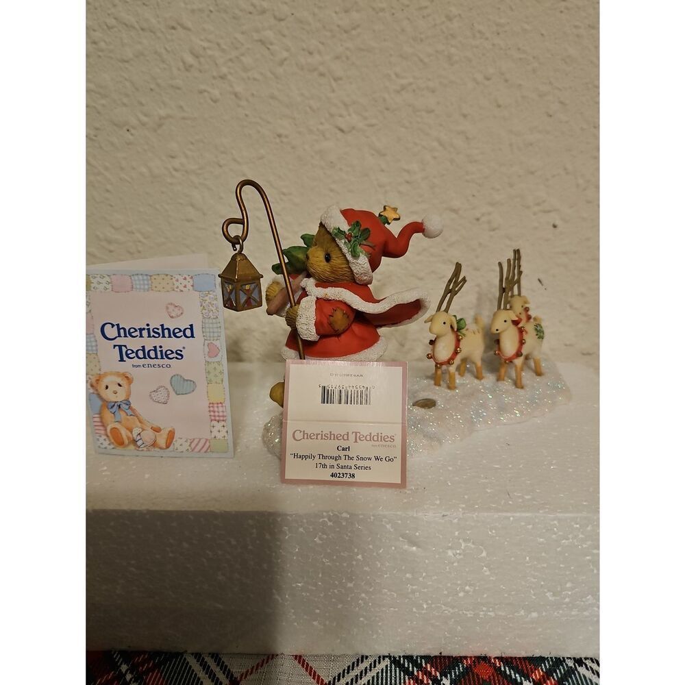 Cherished Teddies "Happy Through The Snow We Go" Holiday Table Decor